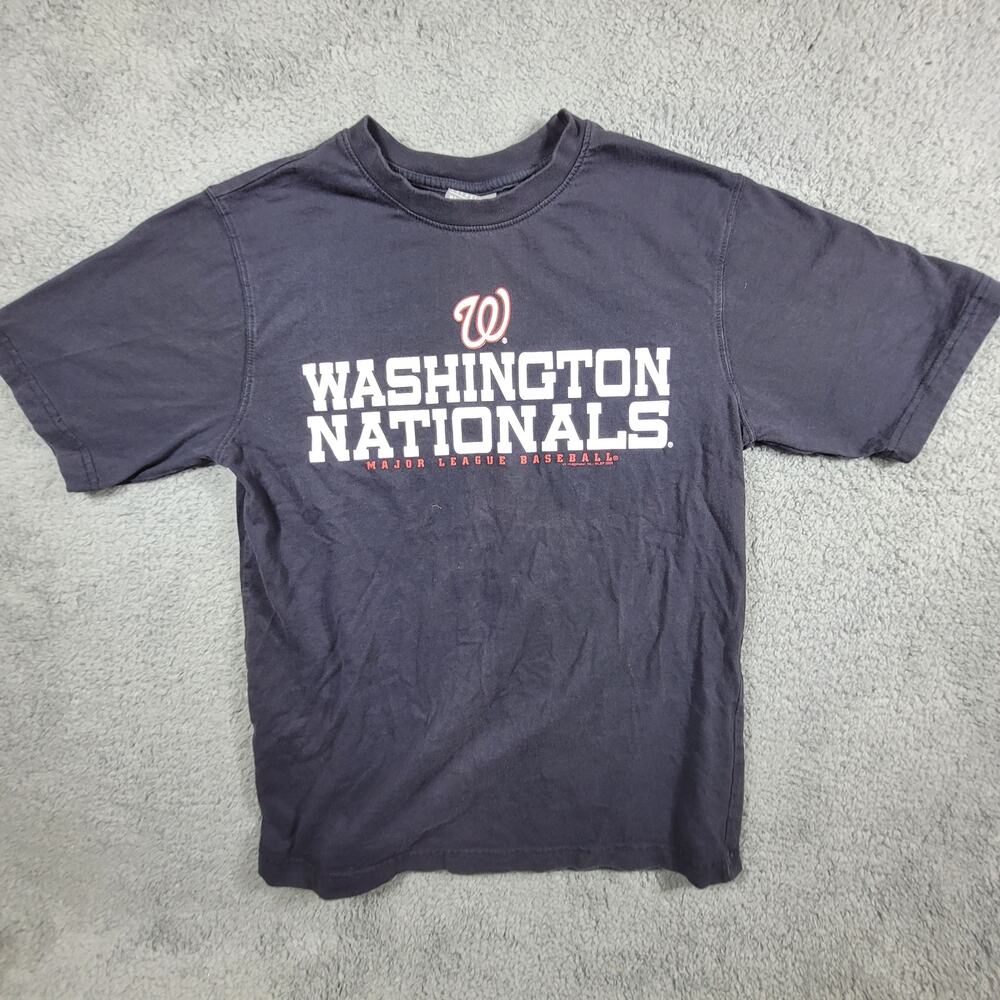 WASHINGTON NATIONALS MLB TSHIRT BASEBALL SIZE 14/16 100% COTTON
